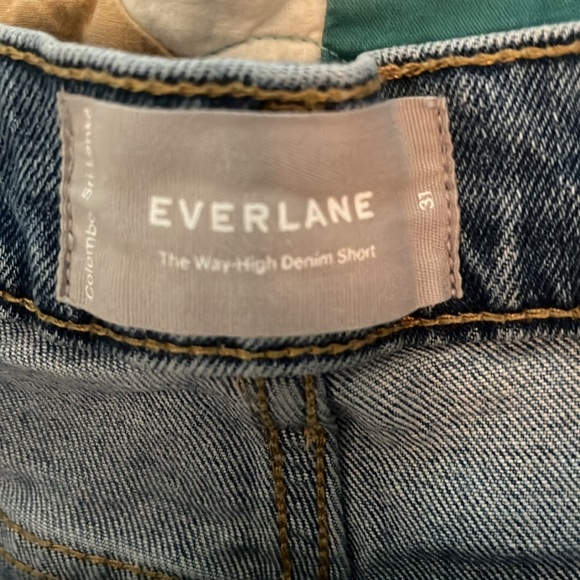 Everlane way high denim short size 31 - Picture 3 of 4